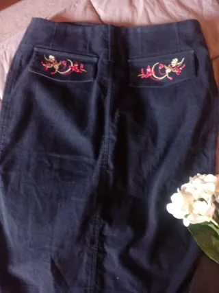 Falda Roberto Verino Talla 40 Bordada