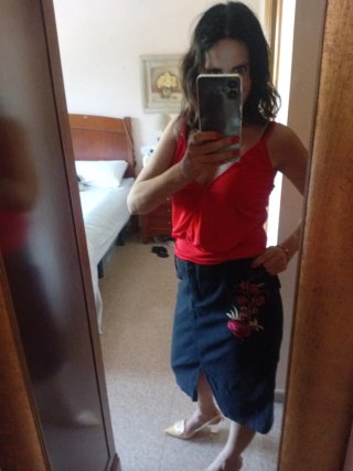Falda Roberto Verino Talla 40 Bordada