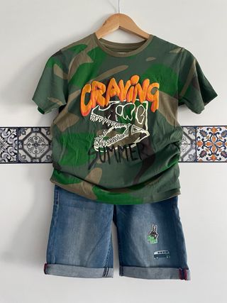 Conjunto infantil Sfera: Camiseta y Short 10 años