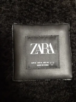 Cazadora Doble Faz Borregillo Negro, M