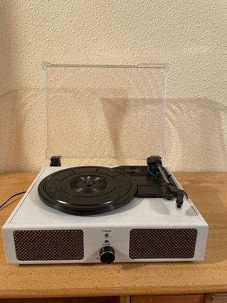 Tocadiscos Blanco Nuevo