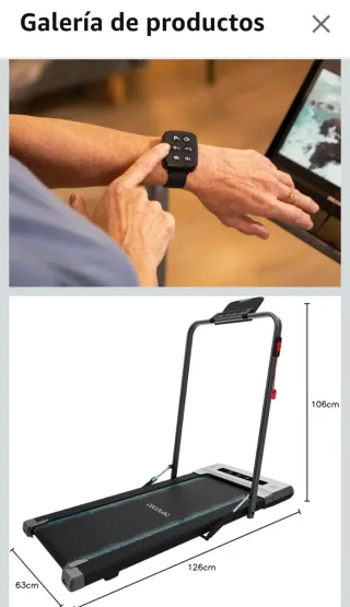 Cecotec Cinta Andar Plegable LED