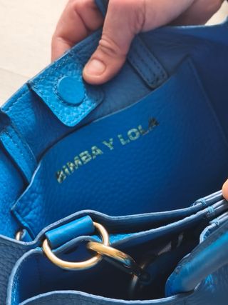 Bolso Piel Bimba y Lola Azul