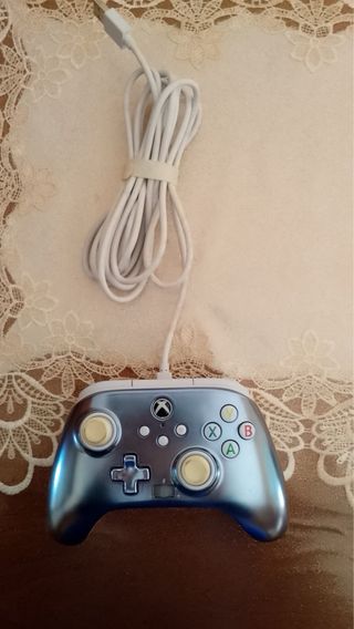 Controller Xbox Usato Blu/Argento