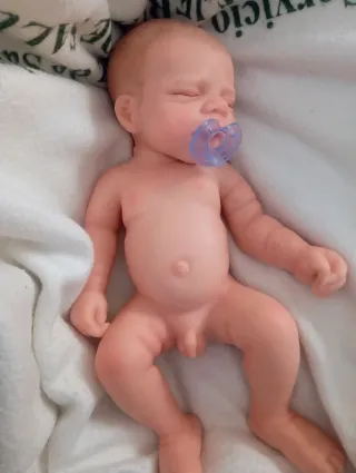 Bebé Reborn Silicona Platino