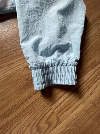 Chaqueta Adidas Retro Corta Azul y Blanca Talla XS