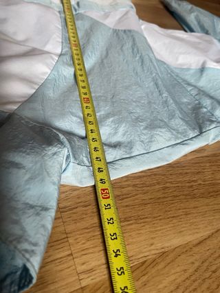 Chaqueta Adidas Retro Corta Azul y Blanca Talla XS