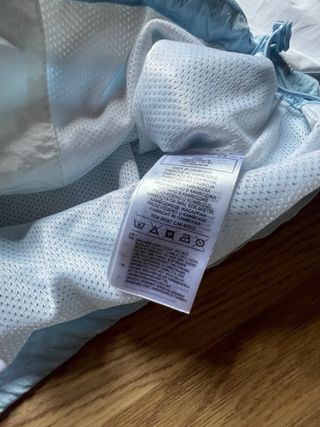 Chaqueta Adidas Retro Corta Azul y Blanca Talla XS