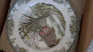 12 Platos Porcelana Johnson Bros