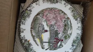 12 Platos Porcelana Johnson Bros