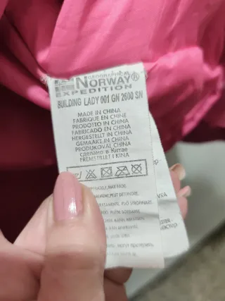 Chaqueta Geographical Norway Rosa Talla M