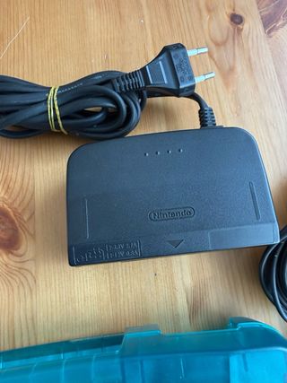 Nintendo 64 Azul Blue Transparente PAL