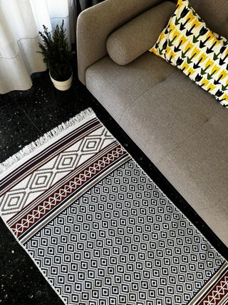 Tappeto Kilim Etnico in Cotone 80x150 cm