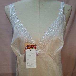 Combinación Lencera Creaciones Farae Blanca