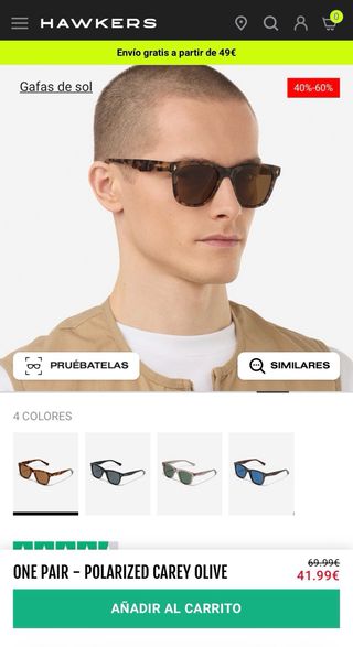 Gafas de sol Hawkers Marrones Multicolor