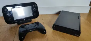 Nintendo Wii U Negra Completa