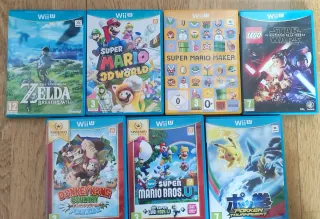 Nintendo Wii U Negra Completa