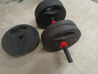 Mancuernas ajustables con discos