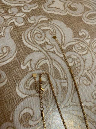 Bracciale e collana in oro