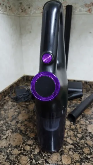 Aspiradora sin cable negra