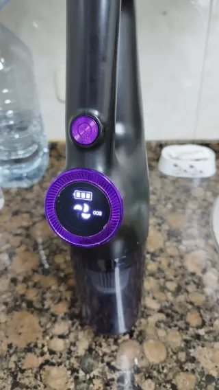 Aspiradora sin cable negra