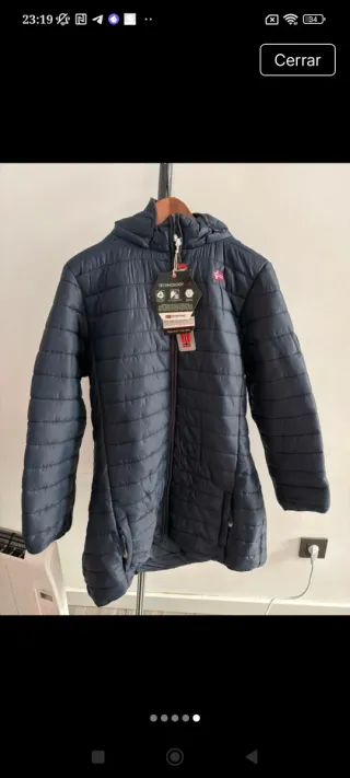 Abrigo Geographical Norway Azul Talla M