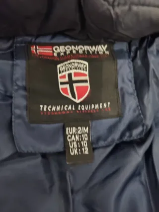 Abrigo Geographical Norway Azul Talla M