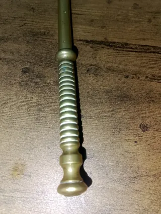 Pala antigua brasero bronce