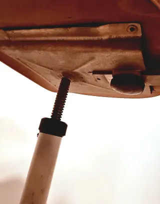 Sedia industriale anni '70