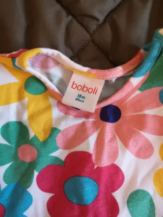 Conjunto Boboli Flores T-shirt e Calças