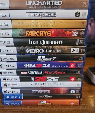 Consola PS5 con 12 juegos