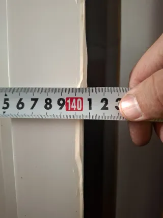 Balconera de aluminio con persiana