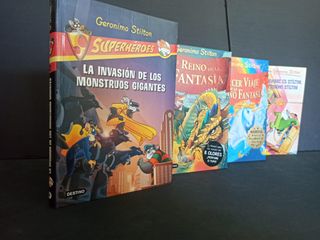 Colección de Gerónimo Stilton – 4 Libros para Niño