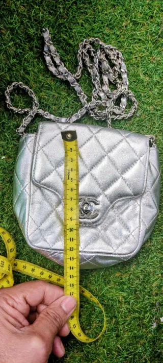 Borsa Chanel Argento