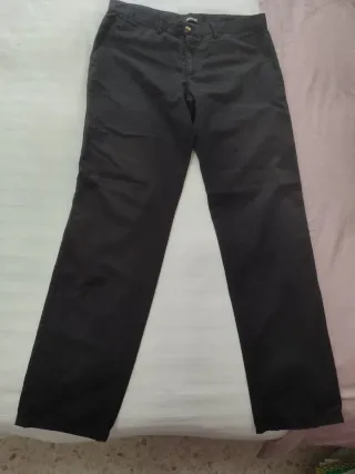 Pantalón Chino Negro Talla L