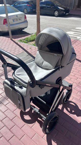 Carro de bebé 3 piezas gris