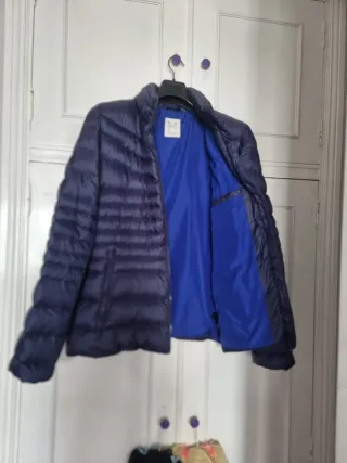 Chaqueta de Plumas Azul Caballero