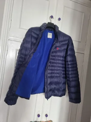 Chaqueta de Plumas Azul Caballero