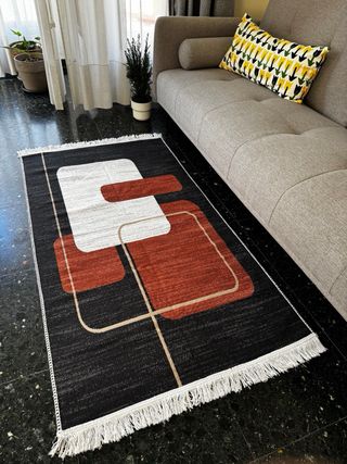 Tappeto Kilim in Cotone Etnico 80x150 cm