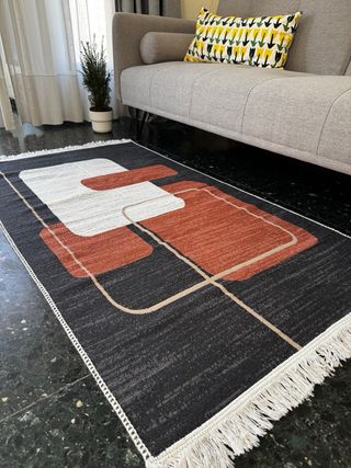 Tappeto Kilim in Cotone Etnico 80x150 cm
