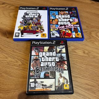 Trilogía GTA: GTA 3, Vice City, San Andreas / PS2