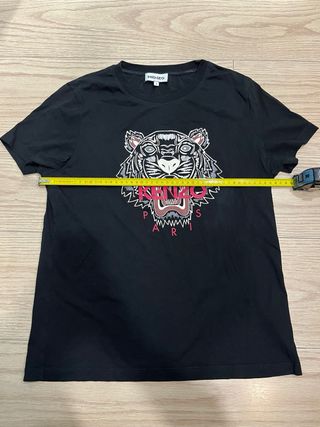 Camiseta Kenzo Paris Tiger Negra Original