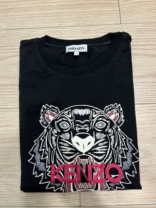 Camiseta Kenzo Paris Tiger Negra Original