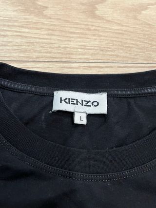 Camiseta Kenzo Paris Tiger Negra Original