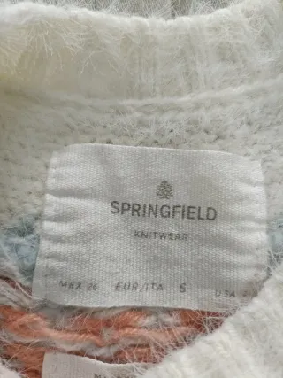 Jersey Springfield Talla S Azul Naranja