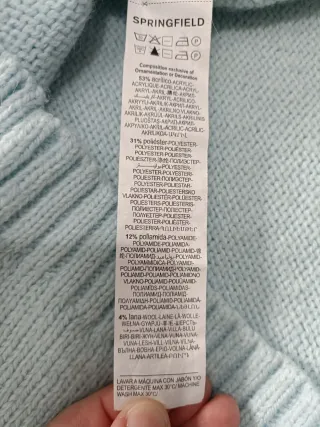 Jersey Springfield Talla S Azul Naranja