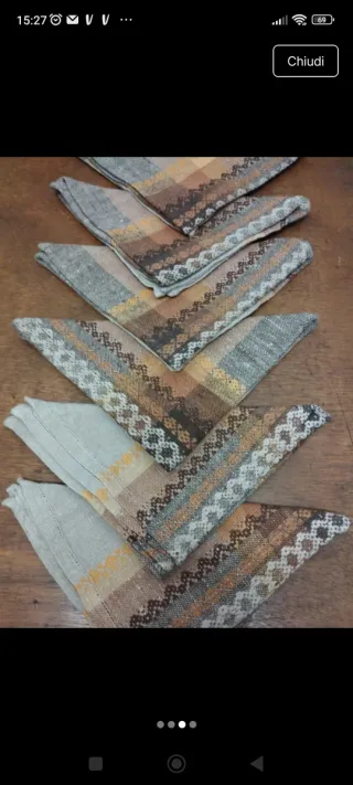 Tovaglioli stoffa alta qualità