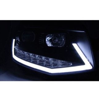 Faros Volkswagen T6 LED Fondo Negro