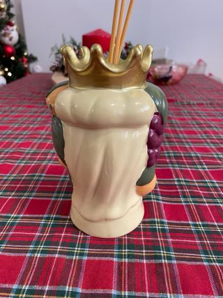 Profumatore ceramica testa di moro oro