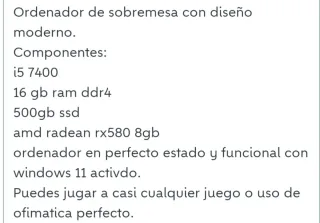 PC Sobremesa Gaming ASUS